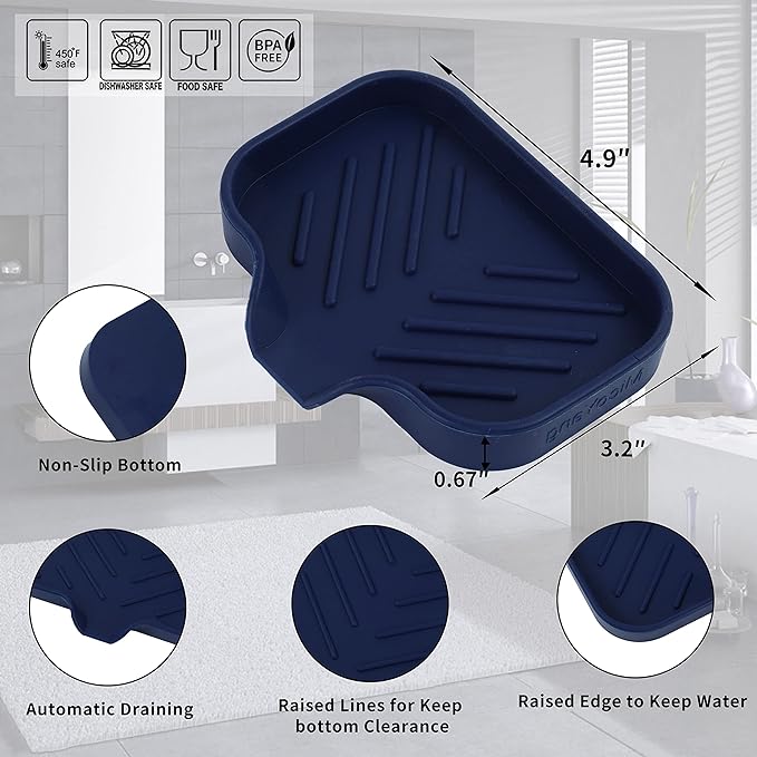 Silicone Bathroom Soap Dishes - Image 2