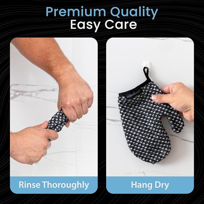 Japanese Exfoliating Mitt for Shower - Image 7