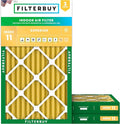 Filterbuy 12x25x2 Air Filter MERV 11 Allergen Defense Replacement, by Filterbuy