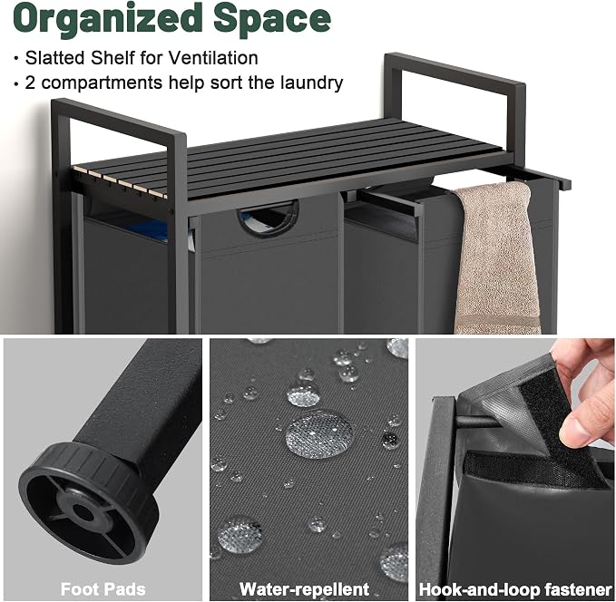 Laundry Hamper, Laundry Sorter - Image 5