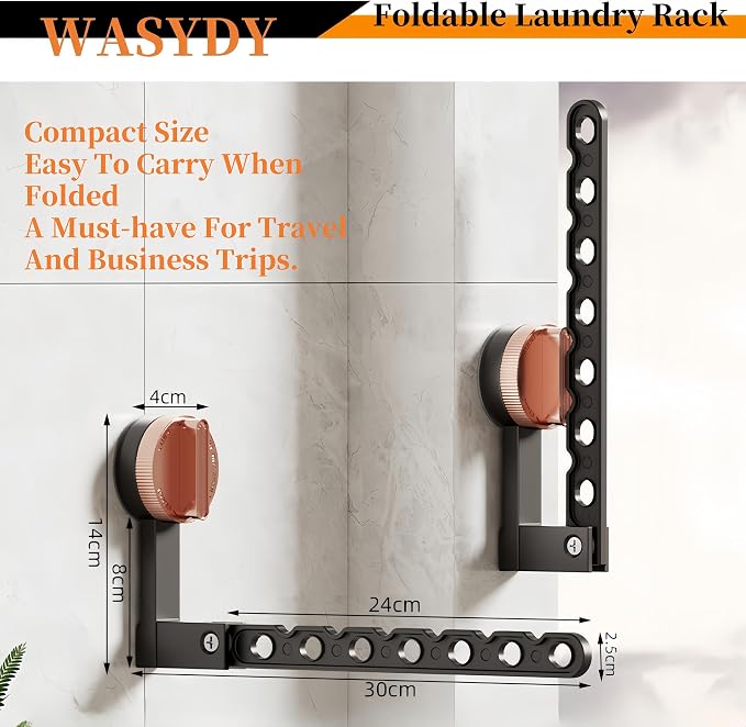 Wall Mounted Clothes Drying Rack, Laundry Dryer Hanger - Image 3