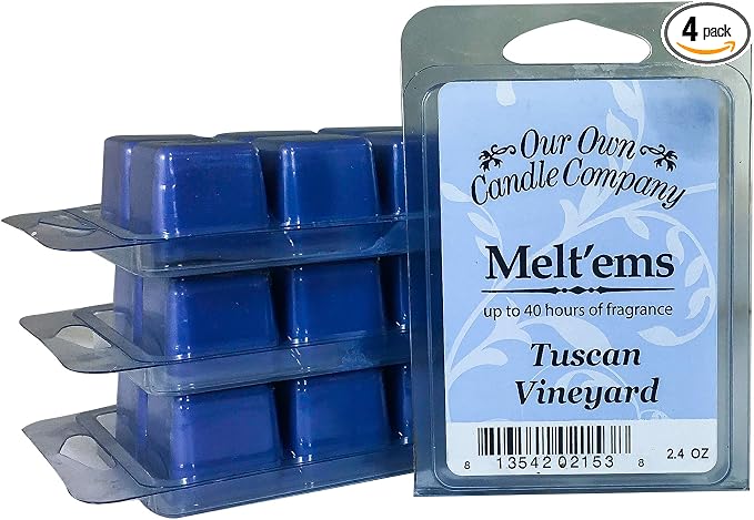 Our Own Candle Company Premium Wax Melt, Tuscan Vineyard, 6 Cubes, 2.4 oz by OurOwnCandleCompanycandles
