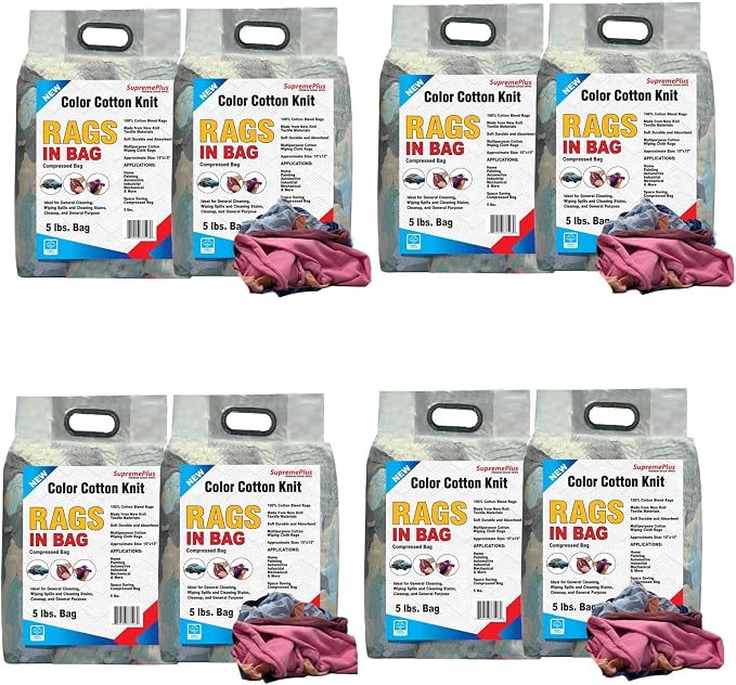 Premium Color Knit Cleaning Rags – Shop Rags Bulk by SupremePlus