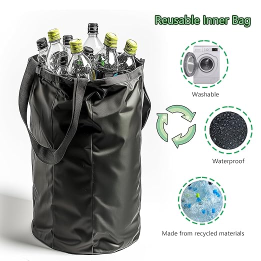 Removeable Reusable Inner Bag for 26 Gallon 100L Recycle Bin Made from recycled - Image 2