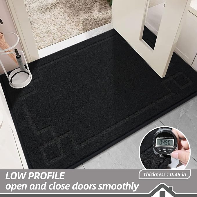 BEQHAUSE Door Mat 36" x 60", Non-Slip Door Mats Indoor Entryway Rugs Washable - Image 3
