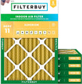 Filterbuy 14x18x2 Air Filter MERV 11 Allergen Defense Replacement, by Filterbuy