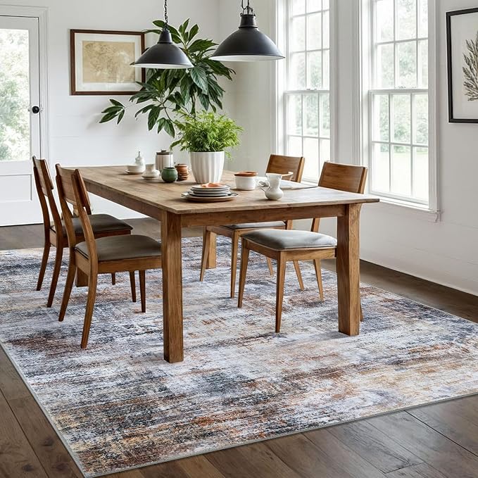 IOHOUZE Abstract Area Rugs 6x9 Ft Washable Rugs - Image 2