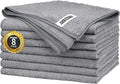 FIXSMITH Grey Microfiber Cleaning Cloth -Pack of 8, Highly Absorbent Cleaning by FIXSMITH