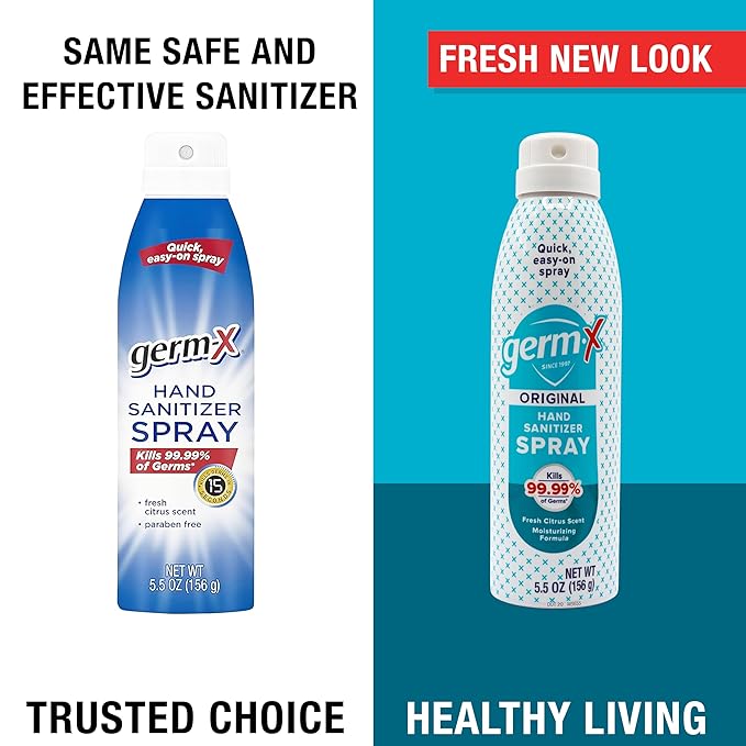 Germ-X Hand Sanitizer Spray, Non-Drying & Moisturizing - Image 4