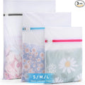 3 Pack 3 Size Mesh Laundry Bags Set by UREZORGEAR
