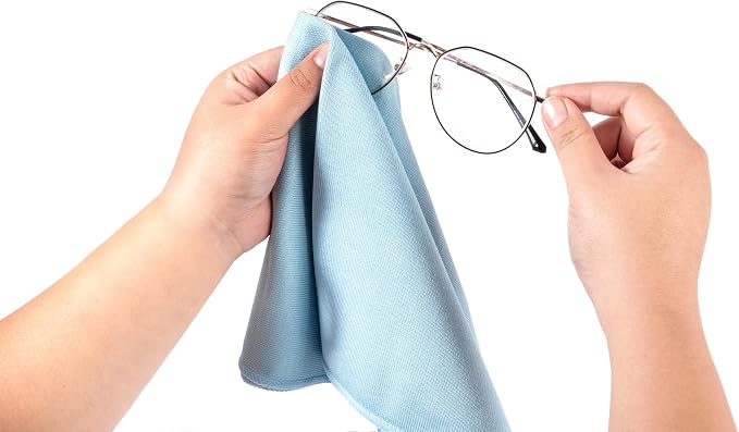 KLNYOO Microfiber Glass Cleaning Cloths Lint Free Streak Free Quickly and - Image 3