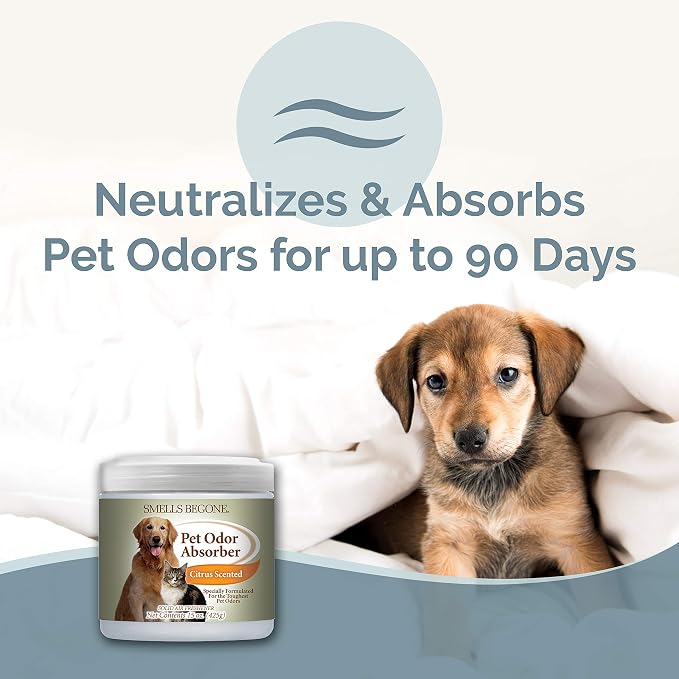 SMELLS BEGONE Air Freshener Pet Odor Absorber Gel - 15 oz - Image 2