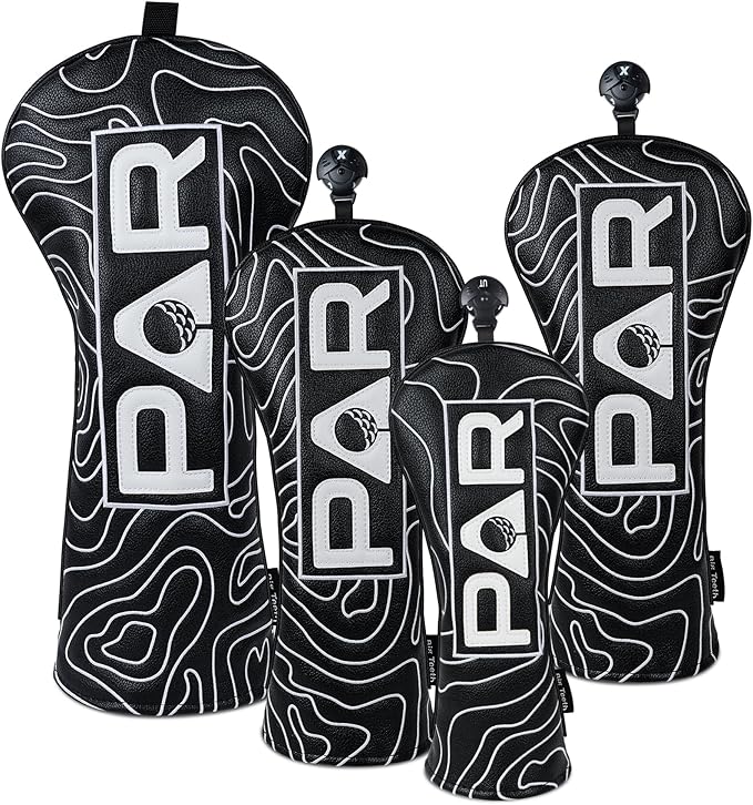 Big Teeth Golf Club Covers Full Set Driver Headcover Fairway Wood Hybrid Golf by BigTeeth