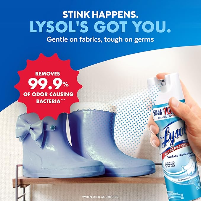 Lysol Disinfectant Spray, Household Essential Cleaning Supplies, Antibacterial - Image 5