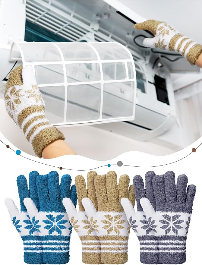 Patelai 3 Pairs Microfiber Plant Dusting Gloves Leaf Cleaning Gloves - Image 4