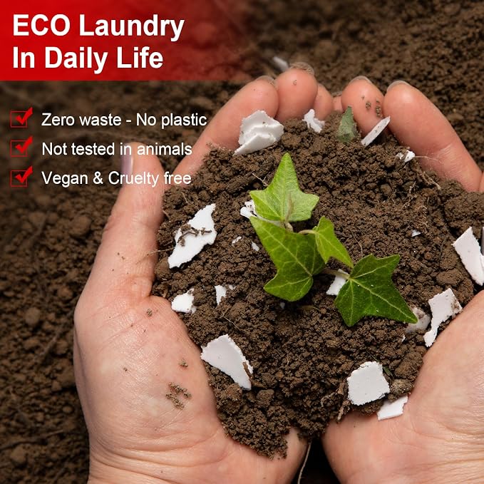 Laundry Detergent Sheets, Biodegradable Plastic Free Liquidless Laundry Sheets - Image 5