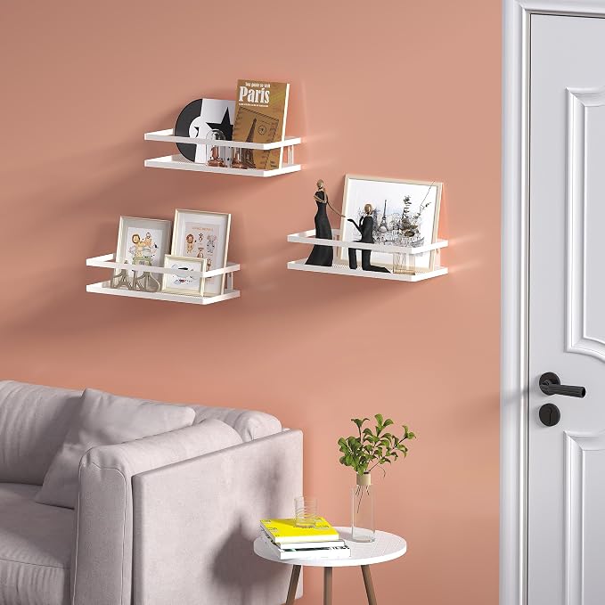 PUSDON Hanging Storage Baskets Organizer Wall Mount, Metal Wire Storage Bin Rack - Image 3