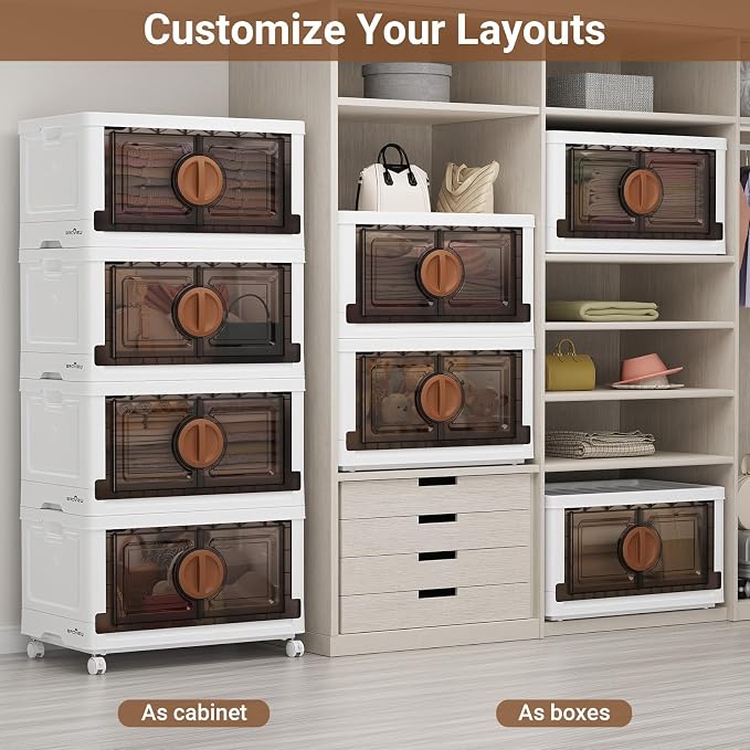 BROVIEW 480Qt Lockable Stackable Storage Bins - Image 9