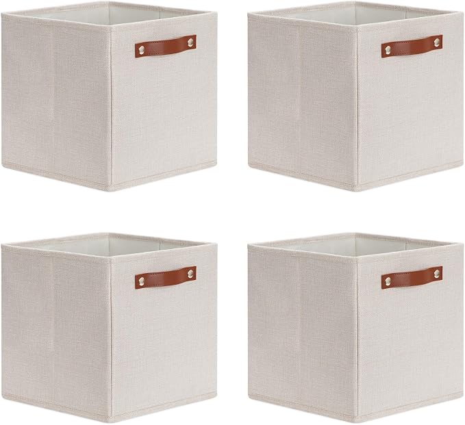DULLEMELO Storage Boxes for Shelves Closet Storage, Sturdy Home Organization by DULLEMELO