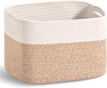 Woven Cotton Rope Storage Basket by ICERZCZ