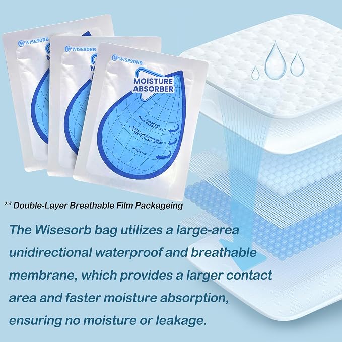 100 Gram 20 Packs Moisture Absorbers, Dehumidifier Bags - Image 8