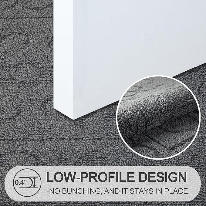 FONEYI Indoor Door Mat 36" x 59", Dirt Trapper Door Mats Non-Slip Entryway Rugs - Image 3