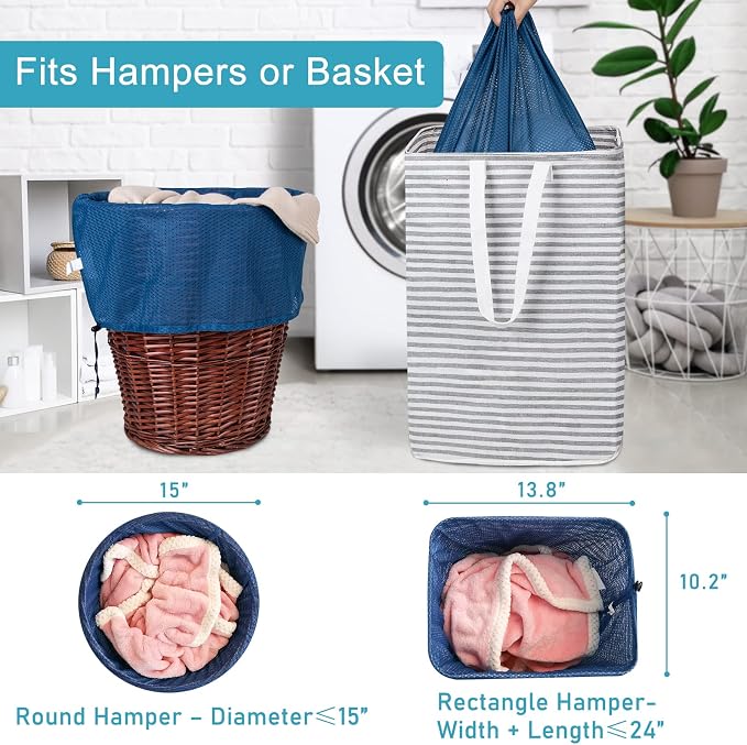Polecasa Heavy Duty Large Mesh Laundry Bags - Image 4