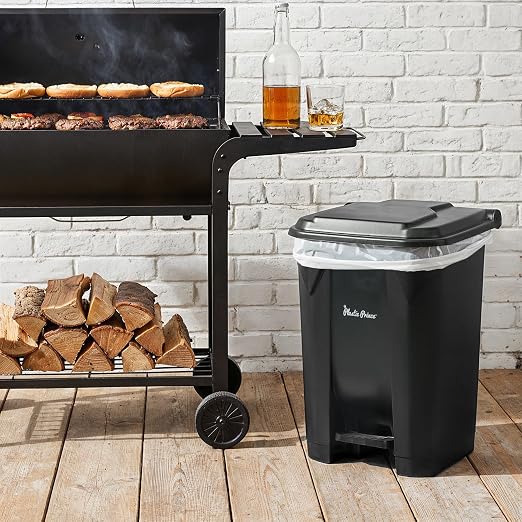 14 Gallon Step-On Trash Can/Container, Hands-Free Disposal - Image 9