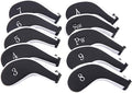 Sword &Shield sports Neoprene Zipper Golf Club Iron Head Covers Iron Covers by Unknown