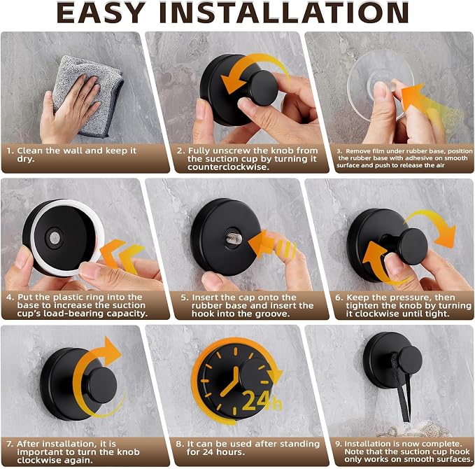 Reusable Heavy Duty Suction Cup Hooks - Image 5