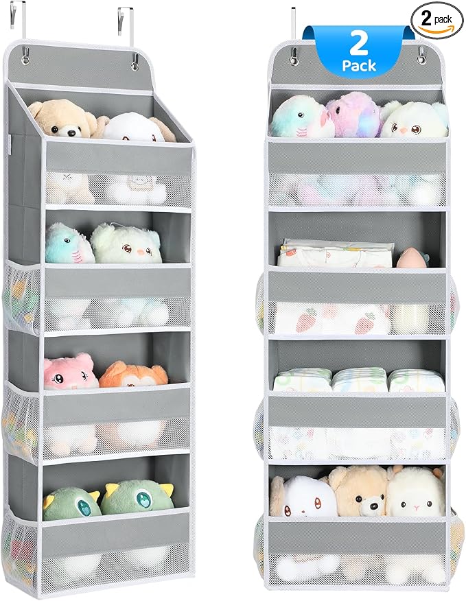 Yecaye 2 Pack 4 Tier Over the Door Organizer by Yecaye