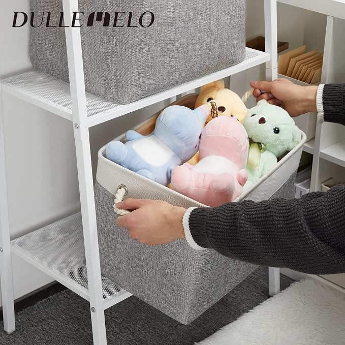 DULLEMELO Storage Baskets for Organizing 16x12x12 Large Fabric Storage Bins - Image 5
