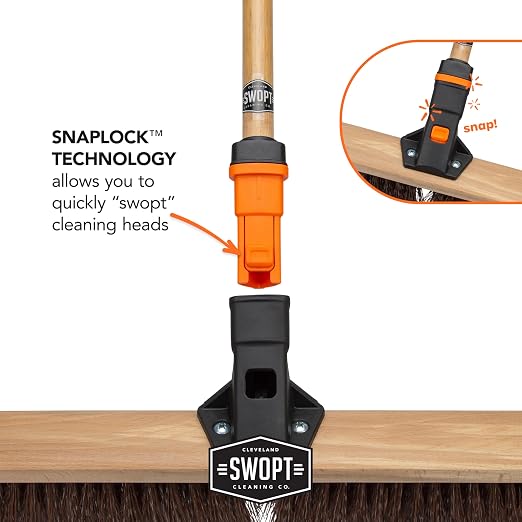 SWOPT 18" Premium Rough Surface Push Broom Head - Image 10