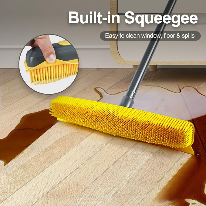 NEWE Rubber Pet Hair Removal Broom - Image 3