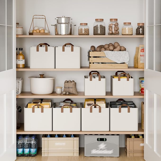 StorageWorks 45L Extra Large Fabric Storage Bins - Image 3