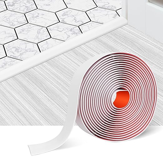 Floor Transition Strip Self Adhesive Floor Cover Strips Laminate 1.57" Wide by FONUNO