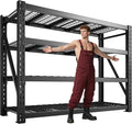 Bepatio 9400LBS Storage Shelves Heavy Duty Garage Shelving 67.6''W 4 Tier by Bepatio