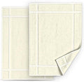 Pearl Linens Pack of 2 100% Cotton Bath Mat 18x25 inches, Soft & Absorbent by PearlLinens