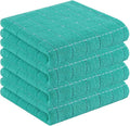 Homaxy 100% Cotton Terry Kitchen Towels, Checkered Designed, Soft and Super by Homaxy