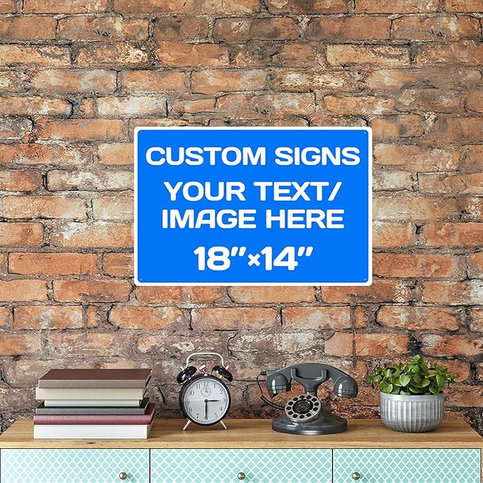 Custom Signs Outdoor and Indoor, Aluminum Weatherproof Metal Sign Multiple - Image 6