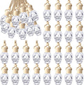 BBTO 50 Pcs Hanging Car Air Freshener Car Diffuser Bottles Empty Glass Perfume by BBTO