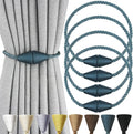 4 Pack Magnetic Curtain Tiebacks Rope Modern Handmade Curtain Tie Backs by CurtianTiebacks