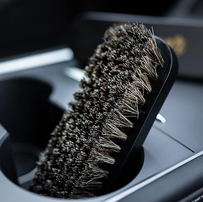 Premium Horse Hair Leather Brushes Set - Image 7