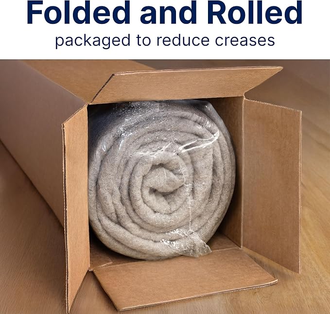 RUGPADUSA - Eco-Plush - 7'10" x 9'10" - 3/8" Thick - 100% Felt - Extra - Image 8