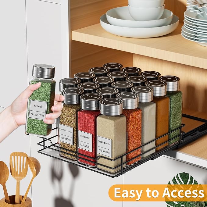 RCHYFEED Pull Out Spice Rack Organizer - Image 3