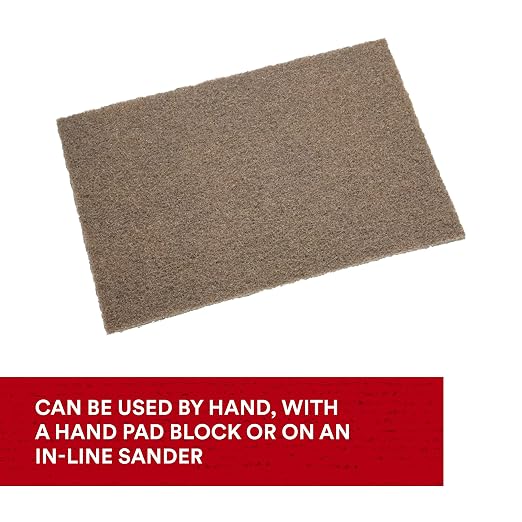 3M Scotch-Brite Heavy Duty Hand Pad 7440B, 6 in x 9 in, Hand Sanding Pad - Image 12
