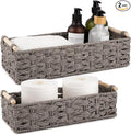 OIAHOMY Toilet Paper Baskets Handmade Paper Rope Decorative Wicker Storage Tank by MasterofSpaceOptimization