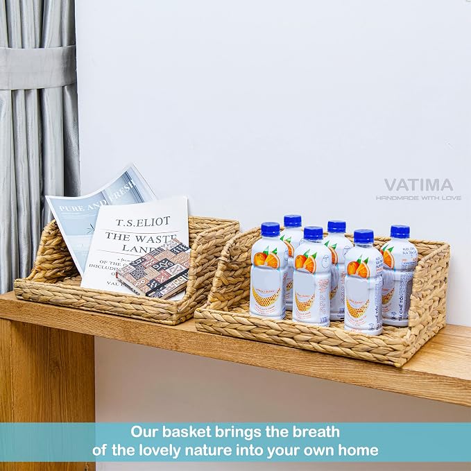 VATIMA Water Hyacinth Storage Baskets - Image 3