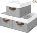 StorageWorks Storage Baskets for Shelves, Foldable Fabric Closet Storage Bins by StorageWorks