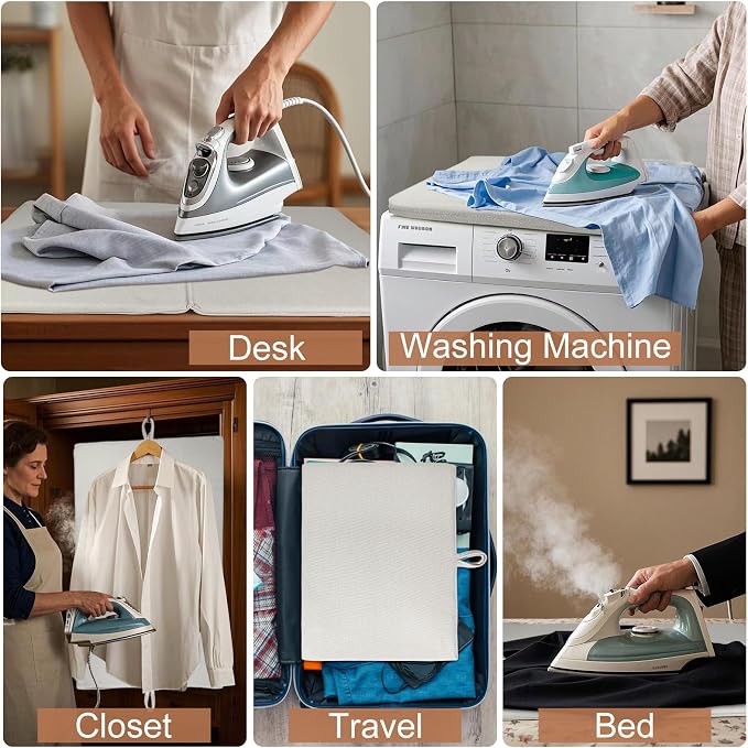24" x 16" Ironing Mat Foldable, Portable Small Thickened Heat Resistant Cotton - Image 4